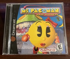 Ms. Pac-Man: Maze Madness (Sega Dreamcast, 2000) CIB Complete Tested W/ Reg Card