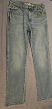 Wrangler Boy's Retro Slim Straight Jeans Size 16 Regular With Adjustable Waist