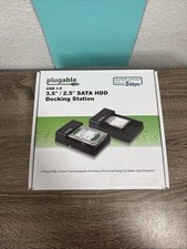 Plugable USB 3.0 to SATA External Hard Drive Docking Station for 3.5" / 2.5" HDD