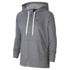 Nike Women's Get Fit Grey Full-Zip Training Hoodie CU7009-091 Sizes S/M/L/XL