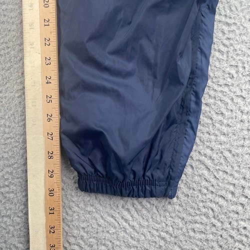 Nike Joggers Youth Boys Large (12-14) Blue Track Stripe Logo Nylon Lined Y2K - Picture 12 of 17