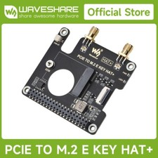 Waveshare PCIe To M.2 E KEY HAT for Raspberry Pi 5 Compatible With NGFF M.2 E