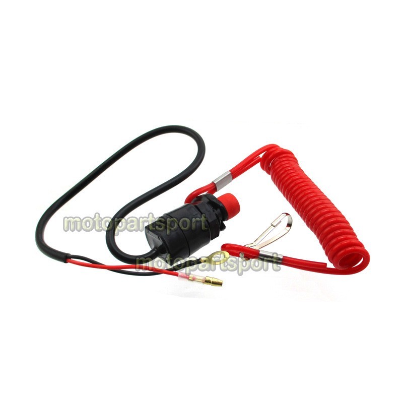 Safety Tether Lanyard Kill Switch - Compatible With Kawasaki Jet Ski 550/550 SX (1982-1995 Models) - View #10