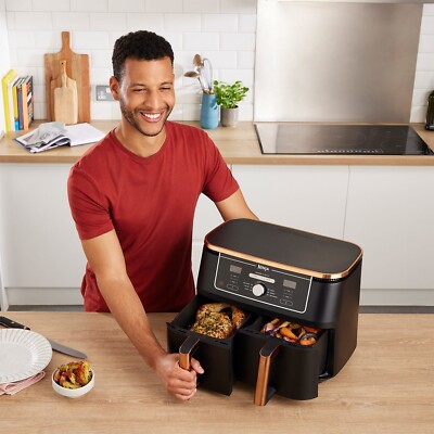 Ninja COPPER LIMITED EDITION Foodi MAX 9.5L Dual Zone Air Fryer