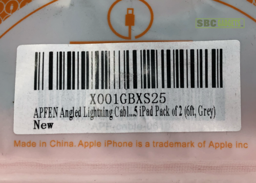 New Pair Angled Lighting Cable for iPhone, iPads - Picture 3 of 3