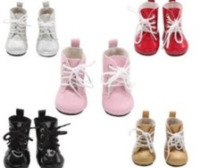Boots, Leather Tie Boots, "7 Colors " Designed for 18-Inch Dolls