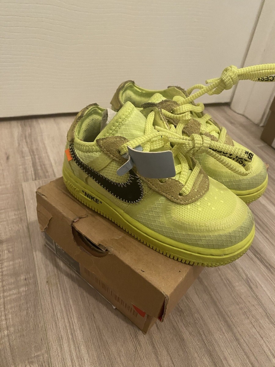 nike x off white neon green