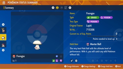 Pokedex #201-400 6IV Shiny Charm Complete Pokédex Pokemon Scarlet Violet SV - Picture 6 of 202