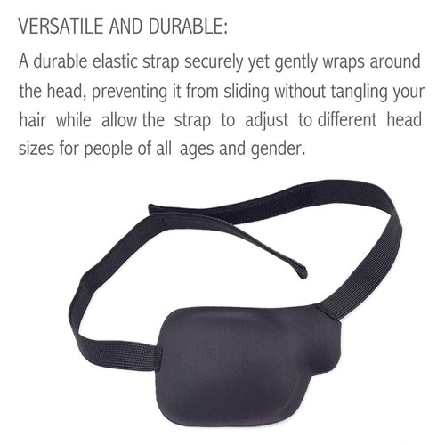Lightweight Adjustable 3D Eye Patch for Right Eye - Comfort in Every Wear - Picture 5 of 7