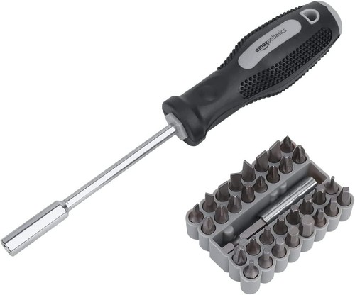Werkzeug-Set für den Haushalt, 65 Teile, Schwarz - Bild 37 von 44