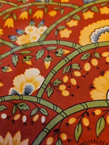 Pierre Deux Fabric "Jouy” Rare HTF Made in France Lot Of 5 Pieces 20" X 20" Each - Picture 7 of 9