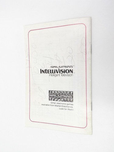 Intellivision Auto Racing Instructions & Overlays ~ No Game Cartridge ~ VTG 80s - Picture 6 of 6