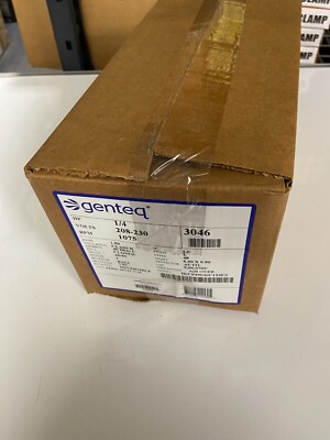 GE GENTEQ Motor 3046 1/4 HP 1075 RPM  208/230 Volt  5KCP399GG C124ES NEW