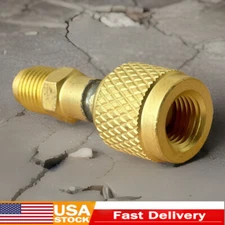 HVAC R32 Reverse Thread 1/4” Female, 1/4” Male Adapter For A2L R454B/R32 Tanks