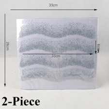 2x Iron on Rhinestone Transfers Applique Decal Bling Hot fix DIY Patches Quality