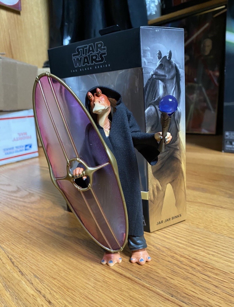 Star Wars 2021 Black Series Deluxe JAR JAR BINKS Phantom Menace W