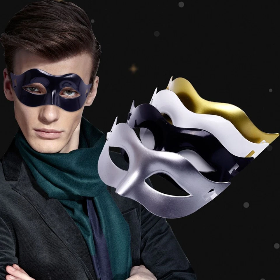 1pc Masquerade Mask Set Half Face Mask Costume Women Men Carnival Mask - Image 4 of 4