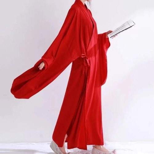 Hot Hanfu Robe Lining Original Inner Wear Clothing Taoist Robe Lingerie Costume - Picture 9 of 30