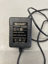 Sharp EA-63A AC Adapter 6VDC 300mA