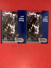 1991 Fleer Basketball - Michael Jordan - Lot of 2 - Card 220 - League Leaders
