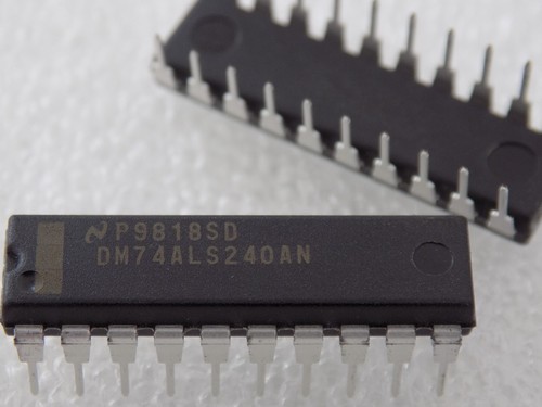 10x DM74ALS240AN - Octal Dual 3-State 4-Bit Bus Driver Invert Output - IC DIP-20 - Picture 3 of 3