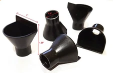 5 x Wide Mouth Scoop Screw Shovel Plastic Mini Funnel For vial Powder