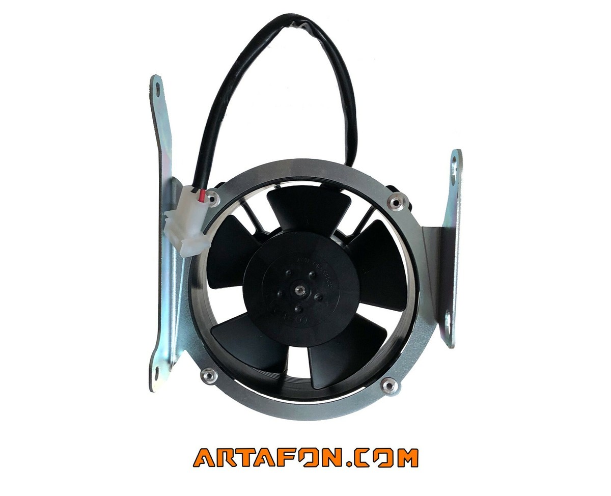 Radiator Fan Set For 2017-2023 KTM, Husqvarna, Gas Gas 2T TPI & 4T Dirt Bikes - SPAL Style, By Artafon