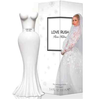Love Rush By Paris Hilton 3.4 oz / 100 mL EDP Spray for Women New in Box