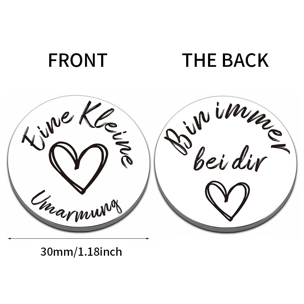 2pcs Heart Gift For Her Him Pocket Hug Token Long Distance Friends Keepsake eBay