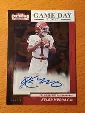 2019 Contenders Draft Game Day Ticket Auto Bowl #1 Kyler Murray Rookie #'d 8/25
