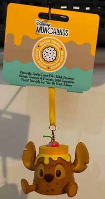Disney Munchlings hängende Ornament ~ Ananas umgedrehter Kuchenstich ~ Neu mit Etikett