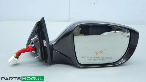 2014 2015 2016 HYUNDAI EQUUS RIGHT SIDE DOOR MIRROR BLACK w/ Blind Spot
