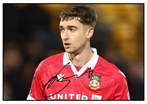 10872. Lewis Brunt Signed Pictures A4 Prints Wrexham Mansfield Leicester