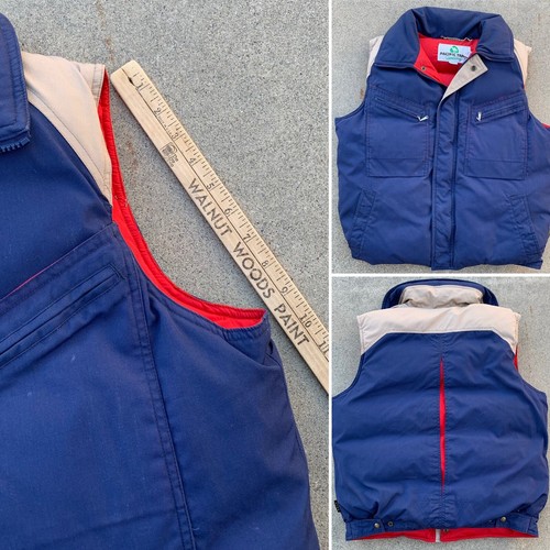 vintage Pacific Trail Sportswear vest colorblock down puffer size L - Picture 12 of 12