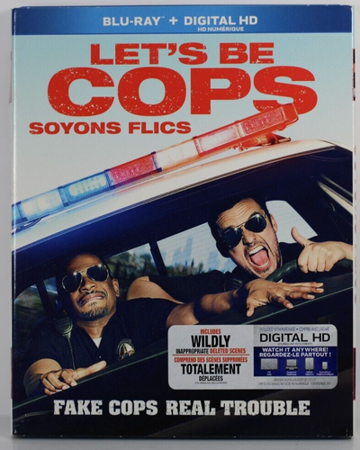 Lets Be Cops (Blu-ray Disc, 2016) Bilingual Slipcover