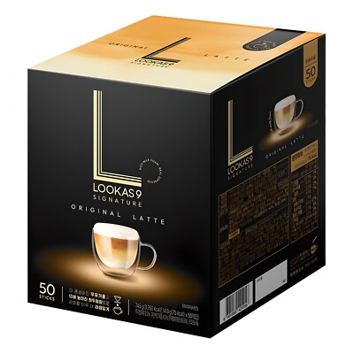 Namyang LOOKAS 9 Signature Latte Korean Instant Coffee Mix 14.9g x