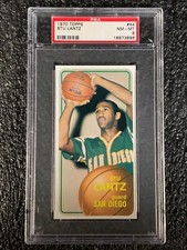 1970 Topps Basketball #44 Stu Lantz PSA 8