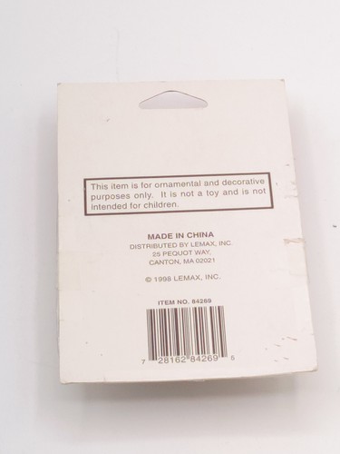 Árboles de Navidad LEMAX Village con macetas grises de pascua resina 1998 abiertos - Imagen 2 de 2