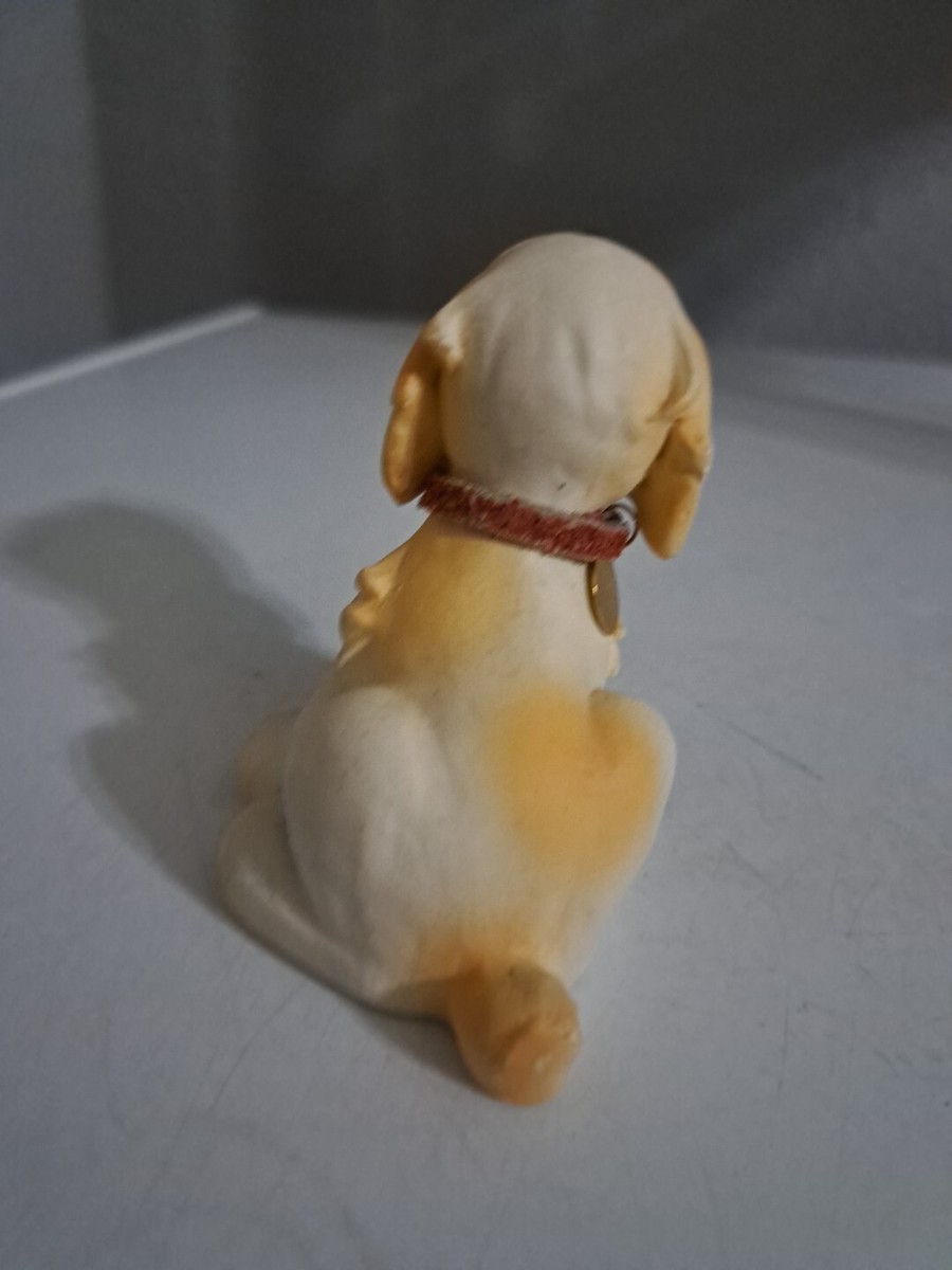 アンティークわんちゃん Vintage L. A. Ltd. 1993 White Gold Puppy Figurine (G) | eBay