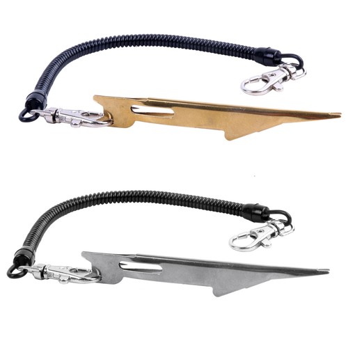 Maxcatch Knot Tyer Tool Fly Fishing Tying Silver/Gold W/ Telescopic Cord Lanyard - Picture 7 of 7