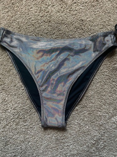 Conjunto de bikini Aerie & No Boundaries negro iridiscente - Imagen 7 de 11