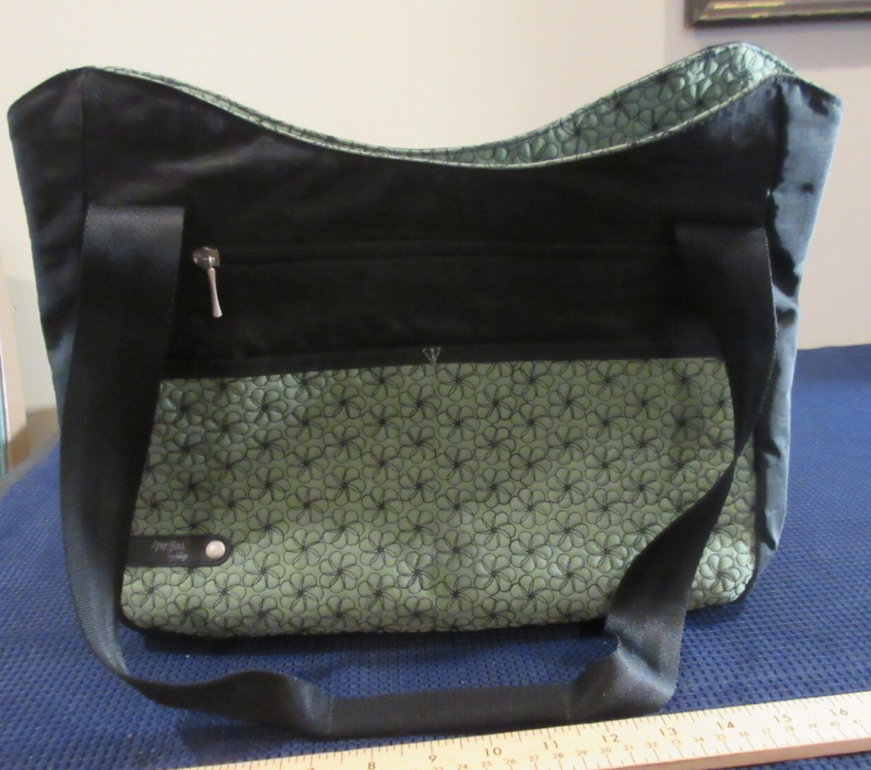 Ameri Bag Jazzmin Computer Tote Women's Green Flo… - image 4