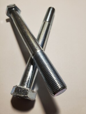 5/8''-18 x 6'' G5 Partial Thread Hex Cap Screws; Qty 2