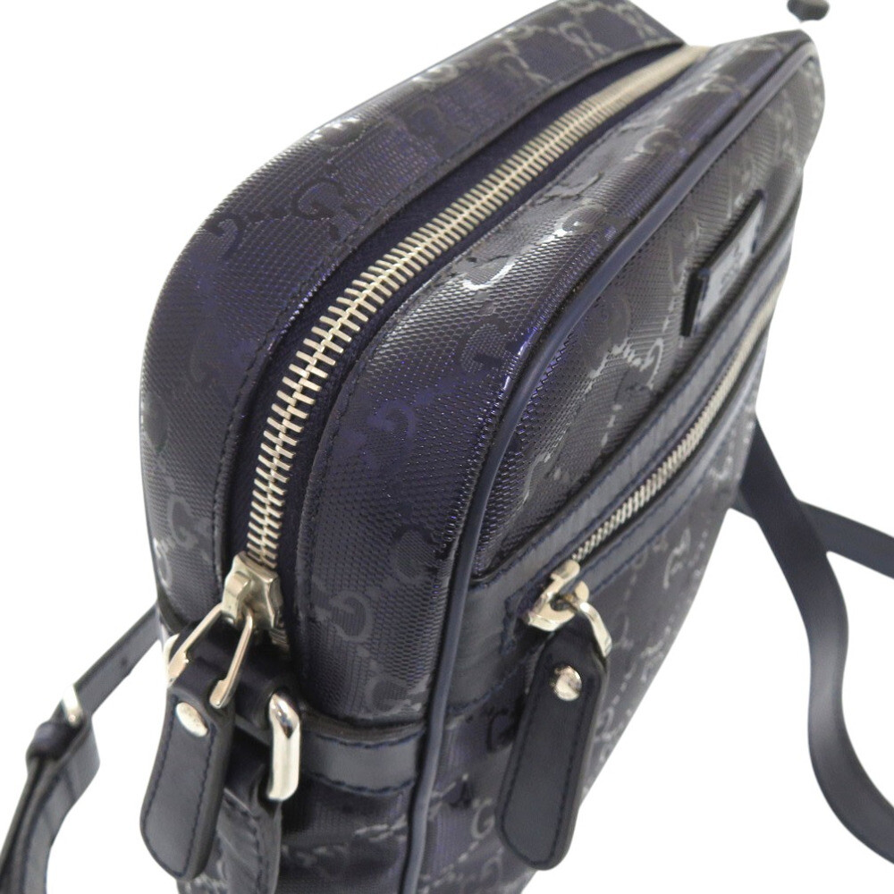 AUTHENTIC GUCCI 233268 497717 Shoulder Bag GG Imprime
