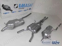 Imasaf Auspuff Set Ab Kat für Audi A6 + Avant Quattro 2.4 C5 1997-2001|Msd+2Xesd