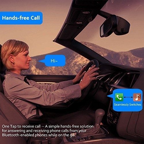 3.5mm Car AUX Adapter Bluetooth 4.0 Wireless Music Receiver Handsfree for iPhone - Bild 7 von 12