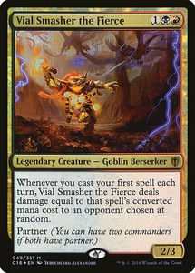 1-PreCon-FOIL-Vial-Smasher-the-Fierce-Gold-C16-Commander-2016-Mtg-Magic-Mythic