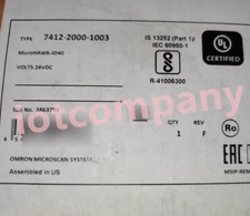 7412-2000-1003 Scanner 741220001003 7412-2000-1003