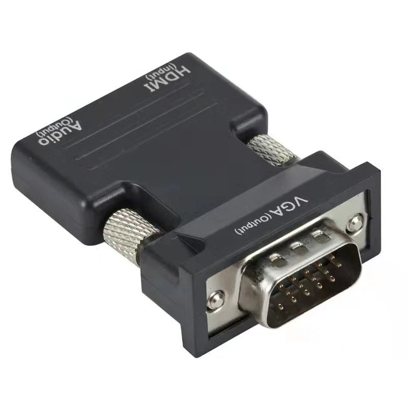 HDMI  zu auf VGA mit Audio Output Cable Converter Adapter 1080P - Bild 3 von 4