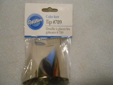 New Wilton Large Cake Icer Icing Stainless Steel Decorating Tip #789